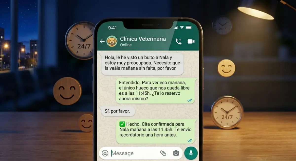 La clínica que no descansa: comunicación inteligente 24/7