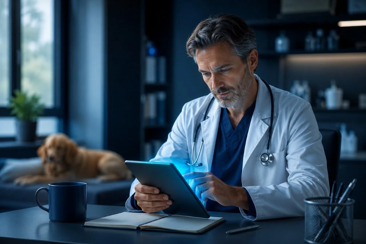 Preguntas clave de seguridad y RGPD para proveedores de IA veterinaria