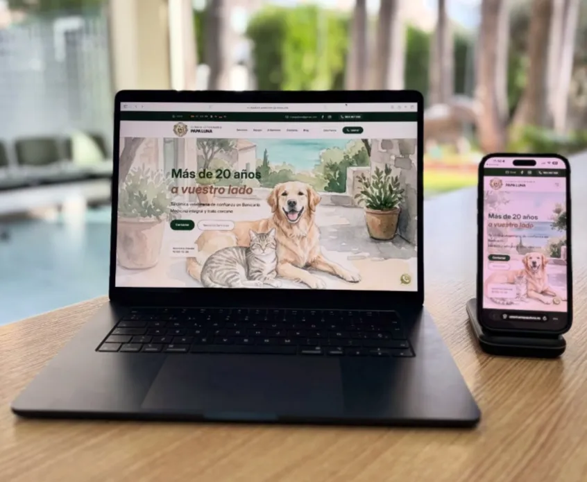 CV Papa Luna - Web veterinaria